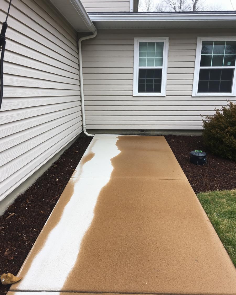 Exterior Pressure Washing — example of the type of work carried out