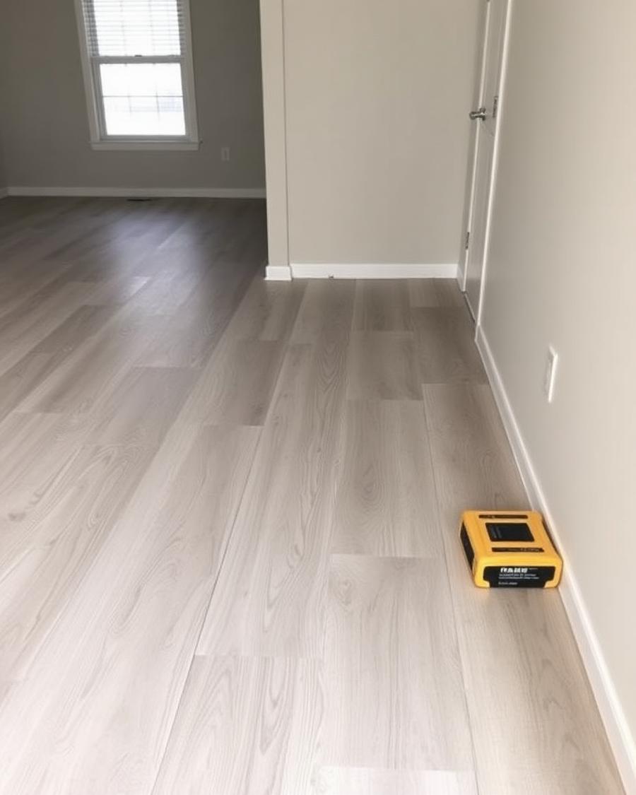 Flooring — example of the type of work carried out